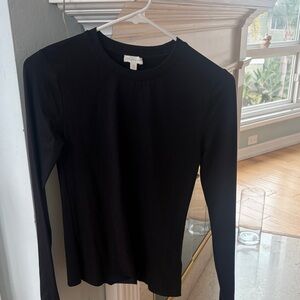 Splendid Black Long Sleeve Tee